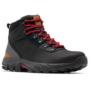 Columbia Mens Newton Ridge Plus II Waterproof Hiking Boots - Black/Shark Size 10
